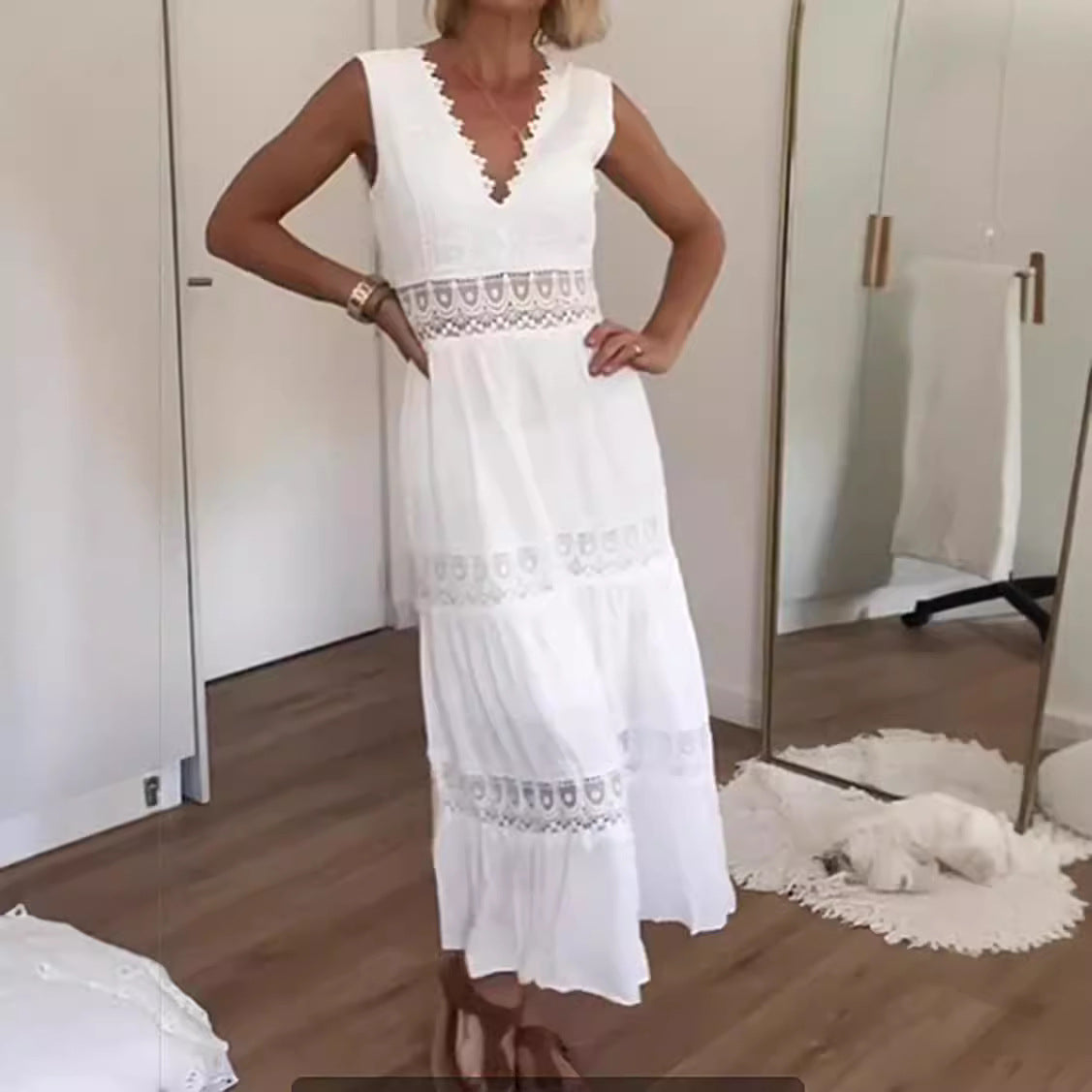 Golden Riviera Dress