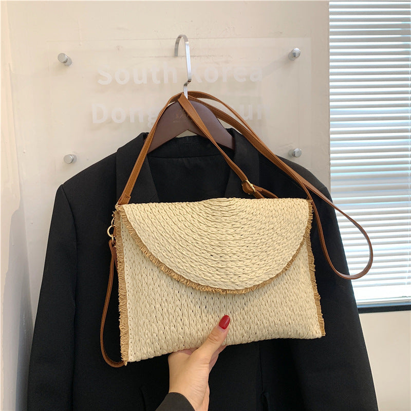 Portelle Hand-Woven Shoulder Bag