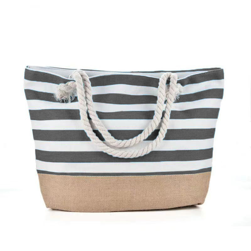 Vallerie Striped Swim Tote
