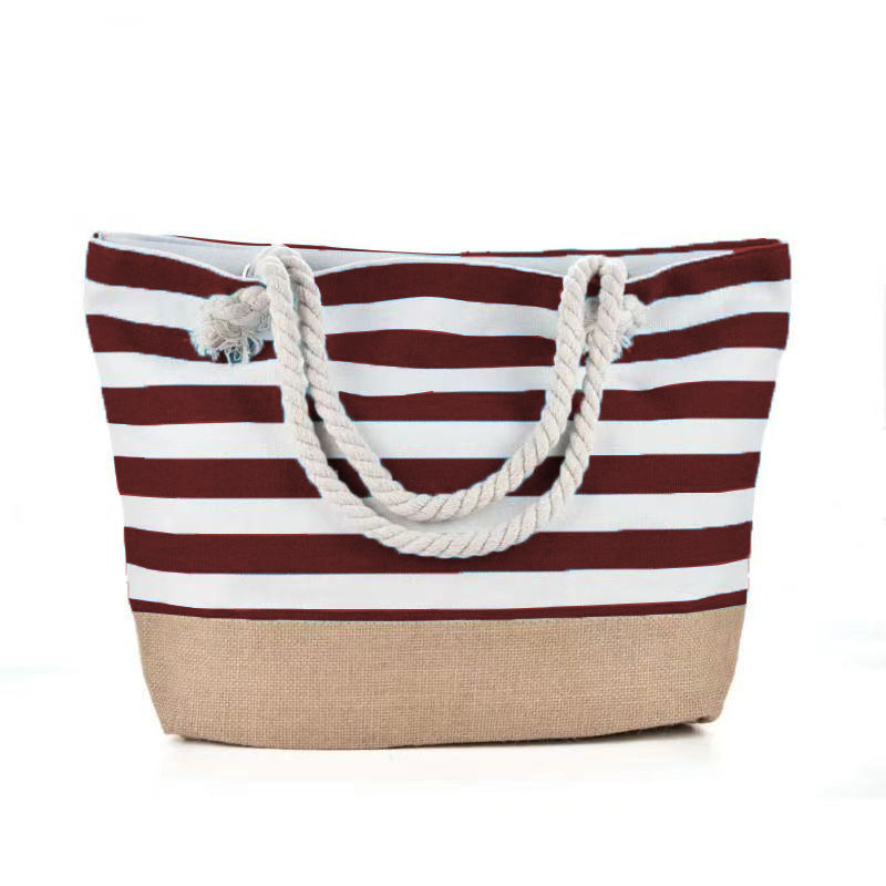 Vallerie Striped Swim Tote