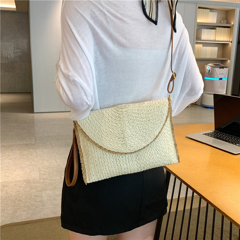 Portelle Hand-Woven Shoulder Bag